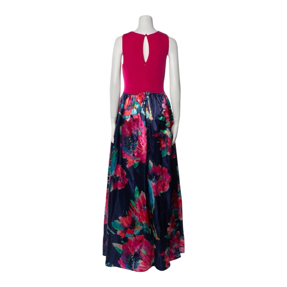 Aidan Mattox Women’s Floral Print Long Maxi Dress Size: M | US 6 - Picture 3 of 8
